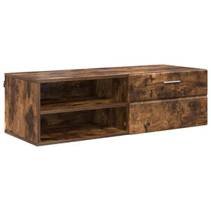 vidaXL Armadio in Legno 100,5 x 39 x 30 cm Rovere fum&eacute;