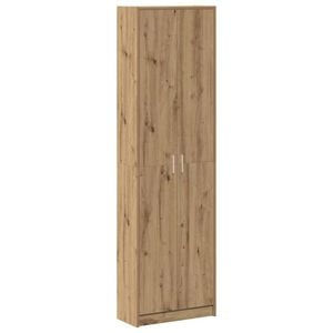 vidaXL Guardaroba con lo scaffale Rovere artigianale 55 x 25 x 189 cm