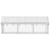 vidaXL Gabbia per Cani da Esterno con Tetto 400x100x150 cm