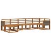 vidaXL Set di divani da esterno 7 pcs Naturale