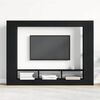 vidaXL Mobile TV Rovere nero 152 x 22 x 113 cm Legno multistrato