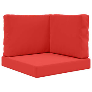 vidaXL Cuscino per divano da esterno Poliestere Rosso 60 x 60 cm