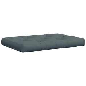 vidaXL Cuscino per Pallet VIANEN 100% Poliestere Blu 120 x 80 x 12 cm