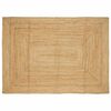 vidaXL Tappeto Artigianale in Juta Naturale 160x230 cm