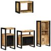 vidaXL Set di mobili per il bagno 4 pcs Legno di mango massello