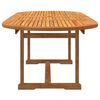 vidaXL Set Pranzo da Giardino 7pz Legno Massello di Acacia e Textilene
