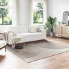 vidaXL Tappeti per area Quadrato HUARTE Beige 240 x 240 cm Poliestere