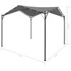 vidaXL Gazebo 4x4 m Antracite