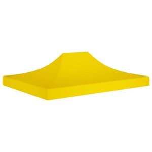 vidaXL Tetto per Tendone per Feste 4,5x3 m Giallo 270 g/m&sup2;