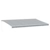 vidaXL Tenda Retrattile Manuale con LED Antracite e Bianco 600x350 cm