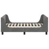 vidaXL Struttura letto bambini con testata Grigio scuro 80 x 160 cm