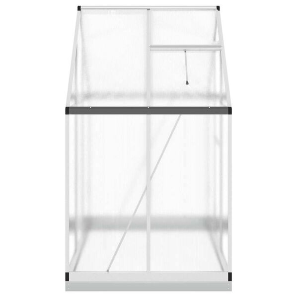 vidaXL Telaio Serra con Base Argento 169x114x202 cm in Alluminio