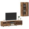 vidaXL Set mobile TV con porta FLORIN Legno vecchio Legno multistrato