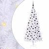 vidaXL Albero di Natale artificiale Bianco 210 cm PVC e Acciaio