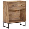 vidaXL Credenza in Legno di Teak di Recupero 60x30x75 cm