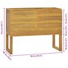 vidaXL Mobile da Bagno 90x40x75,5 cm in Legno Massello di Teak