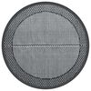 vidaXL Tappeto da Esterno ARAKIL Grigio &Oslash;200 cm in PP