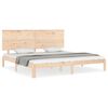 vidaXL Giroletto senza Materasso 200x200 cm in Legno Massello di Pino