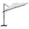 vidaXL Parasol Roma a braccio Beige e Nero 352 x 251 x 260 cm