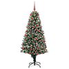 vidaXL Albero di Natale artificiale con 300 LED Verde 180 cm