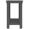 vidaXL Banco da Lavoro Grigio 80x50x80 cm in Legno Massello di Pino