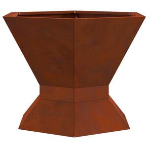 vidaXL Braciere Ruggine 50 x 50 x 40 cm