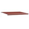 vidaXL Tenda retrattile Arancione e Marrone 500 x 300 x 165 cm