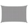 vidaXL Telo Ombra Antracite e Bianco 3 x 4,5 m HDPE