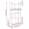vidaXL Libreria Rovere Sonoma 75 x 30 x 156 cm Legno multistrato