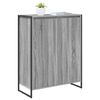 vidaXL Mobile per scarpe con porta Grigio Sonoma 79 x 36 x 100 cm
