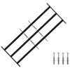 vidaXL Griglia di Sicurezza per Finestra 116 x 45 cm Acciaio zincato