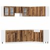vidaXL Set di Mobili da Cucina 11 pz Lyon Legno Antico in Truciolato
