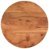 vidaXL Piano per Tavolo &Oslash;60x3,8 cm Rotondo in Legno Massello di Acacia