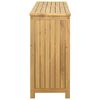 vidaXL Tavolo Consolle da Giardino 110x35x75 cm Legno Massello Acacia
