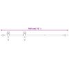 vidaXL Porta Scorrevole con Set Hardware 85x210 cm Legno Massello Pino