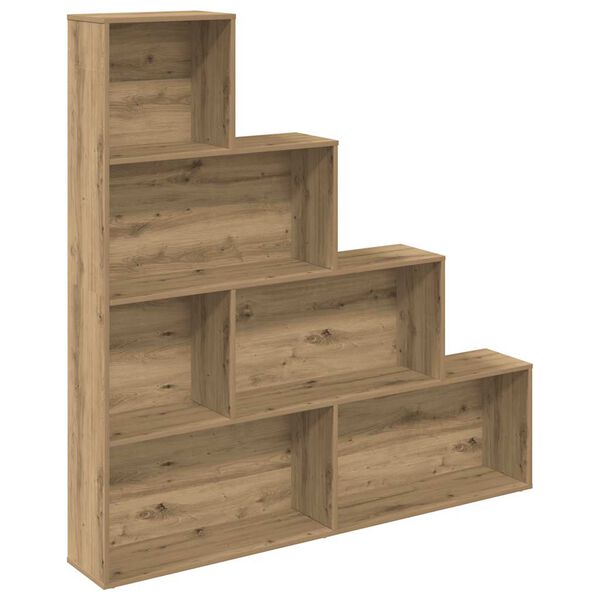 vidaXL Libreria Rovere Artigianale 157x24x160 cm Legno Multistrato