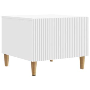 vidaXL Tavolino da salotto Bianco 49 x 50 x 40 cm Legno ingegnerizzato