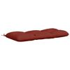 vidaXL Cuscino per panchina VIANEN 100% Poliestere Rosso