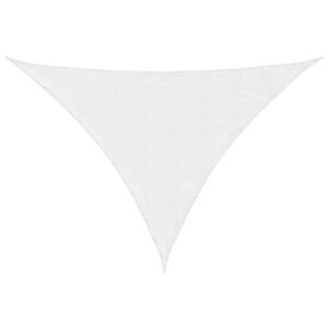 vidaXL Parasole a Vela Oxford Triangolare 2,5x2,5x3,5 m Bianco