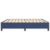 vidaXL Struttura Letto a Rete a Molle Blu 200x200 cm in Tessuto
