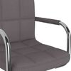 vidaXL Sedia da Pranzo Girevole Grigio Talpa in Tessuto