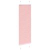 vidaXL Tenda Plissettata Rosa 40x100 cm Larghezza Tessuto 39,4 cm