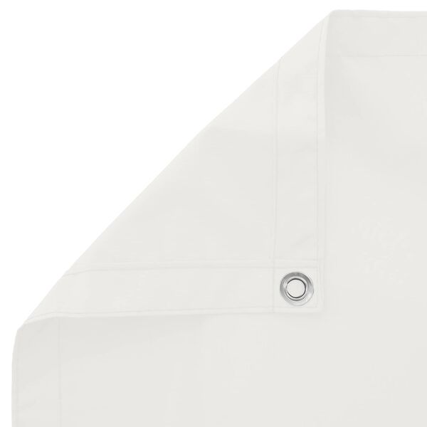 vidaXL Schermo da balcone Bianco 110 x 300 cm Tessuto Oxford