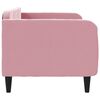 vidaXL Letto da Giorno Rosa 80x200 cm in Velluto