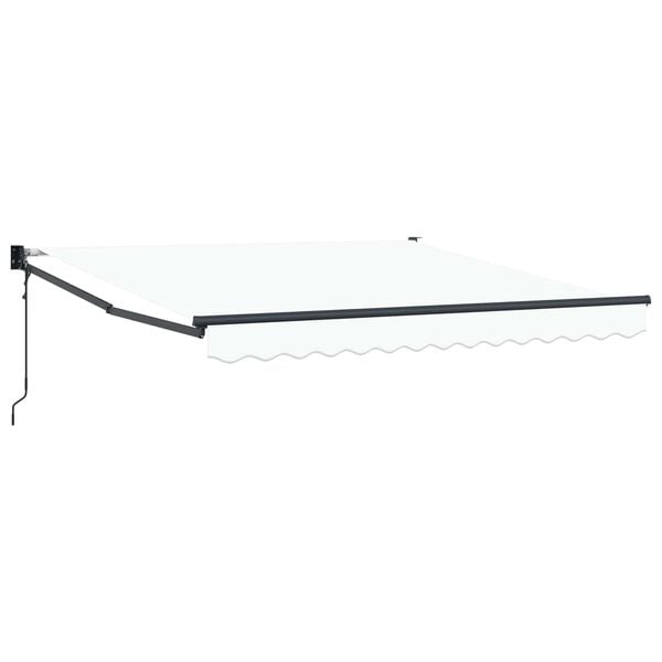 vidaXL Tenda da Sole Bianco 300 x 250 x 165 cm Poliestere