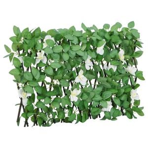 vidaXL Traliccio Edera Artificiale Espandibile Verde 180x30 cm