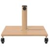 vidaXL Base per ombrellone Legno Chiaro 45 x 45 x 31,5 cm