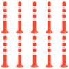 vidaXL Dissuasori Traffico 10 pz 75 cm in PE