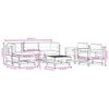 vidaXL Set Divani da Giardino 7pz con Cuscini in Legno Massello Bianco