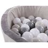 Bo Jungle B-Ball Piscina per Palline 120 Palline Grigie
